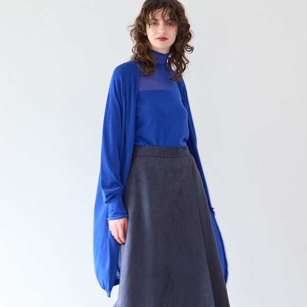 リズム（R_ISM）/【アンサンブル対応】シアーロングニットカーディガン