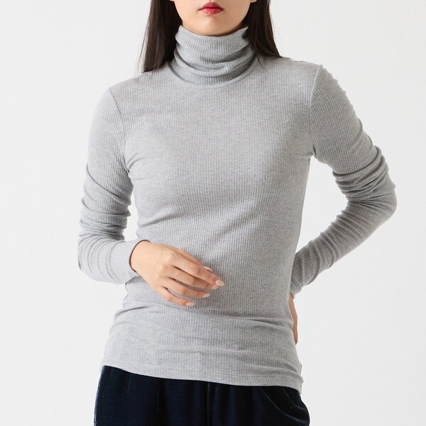 リズム（R_ISM）/【カシミヤブレンド・洗える】タートルカットソー