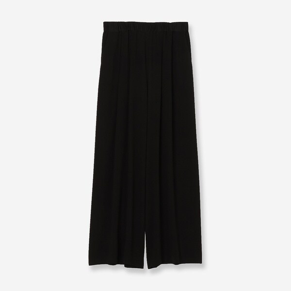リズム（R_ISM）/【洗える・S/M/Lサイズ】バックサテンワイドパンツ_1