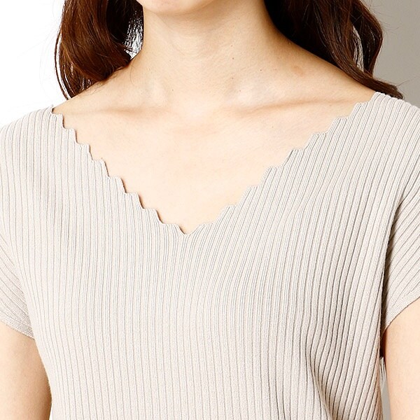 オブレクト（oblekt）/BAMBOOフレンチスリーウブ゛リブV/N PO