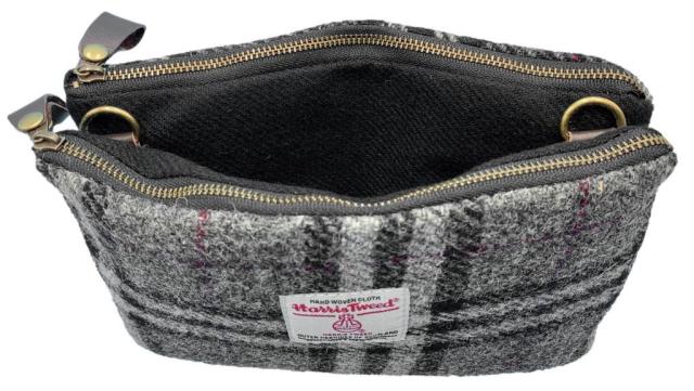 ヴィンテージ 英国製 ハリスツイード ショルダーバッグ 1775 Harris Tweed ハリスツイード ショルダーバッグ チェック柄