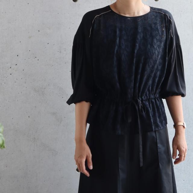 エトレリー（etre relie）/レオパードジャガードブラウスの通販は