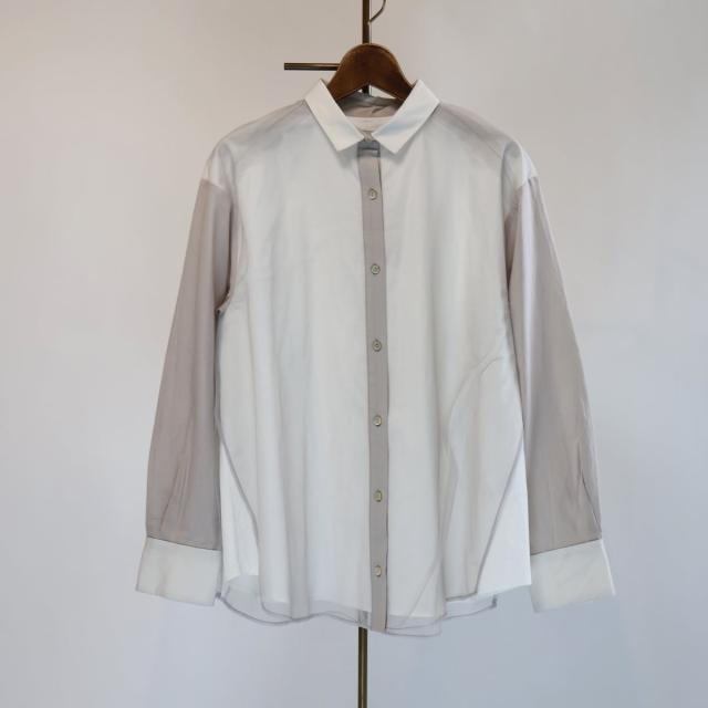 エトレリー（etre relie）/チュールレイヤードシャツ