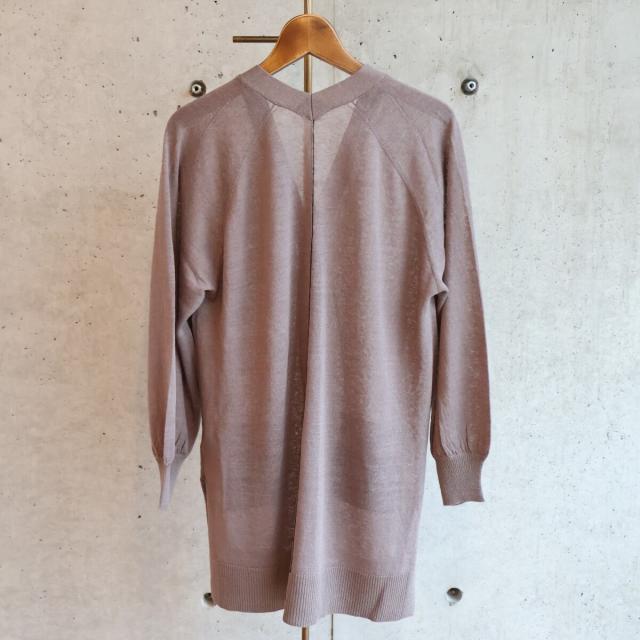 エトレリー（etre relie）/リネンナイロンVネックカーディガン