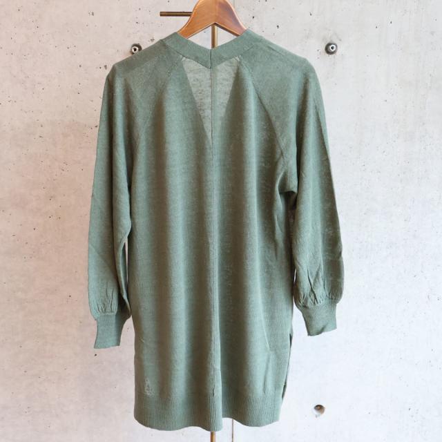 エトレリー（etre relie）/リネンナイロンVネックカーディガン