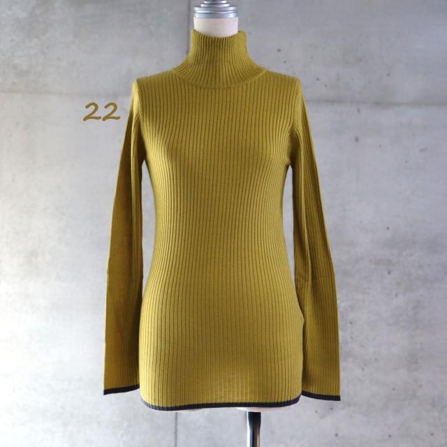 エトレリー（etre relie）/リブタートルニット