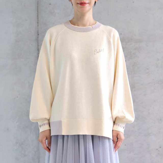 エトレリー（etre relie）/ロゴ刺繍裏毛ニットの通販は