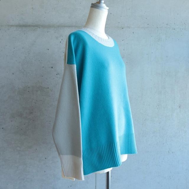 エトレリー（etre relie）/カシミア混クルーネックプルオーバーニット