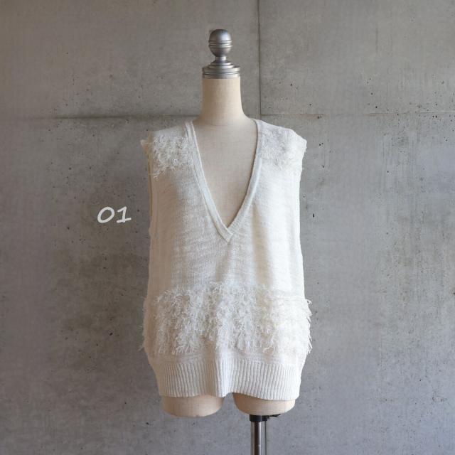 エトレリー（etre relie）/ループニットベスト