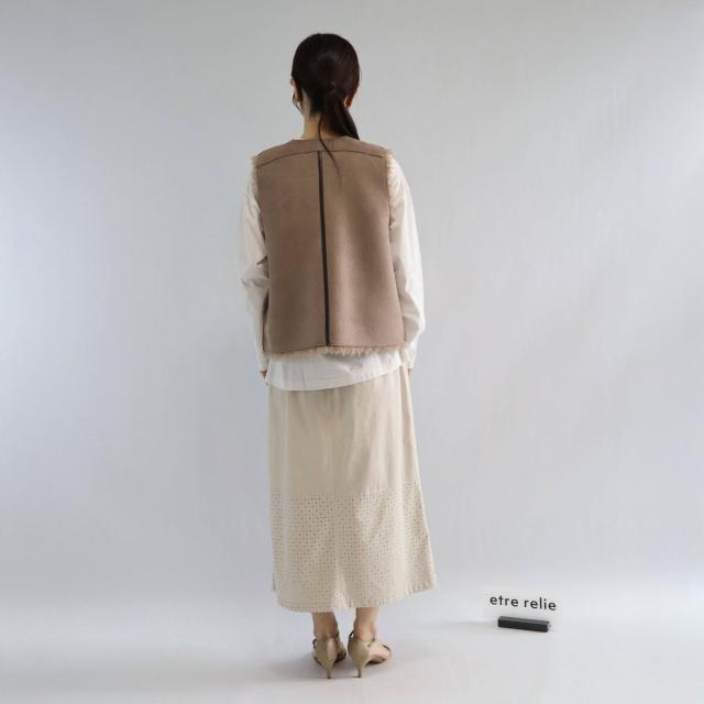 エトレリー（etre relie）/【etre relie】フェイクムートン