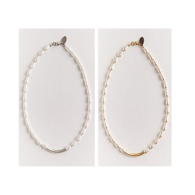 エトレリー（etre relie）/【etre relie】ステラシフォン 樹脂パール チューブネックレス