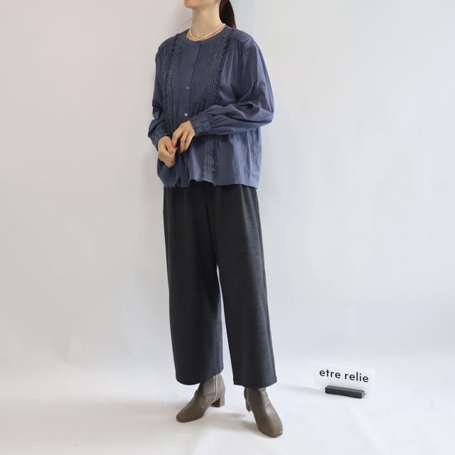 エトレリー（etre relie）/【etre relie】フリンジレースブラウス