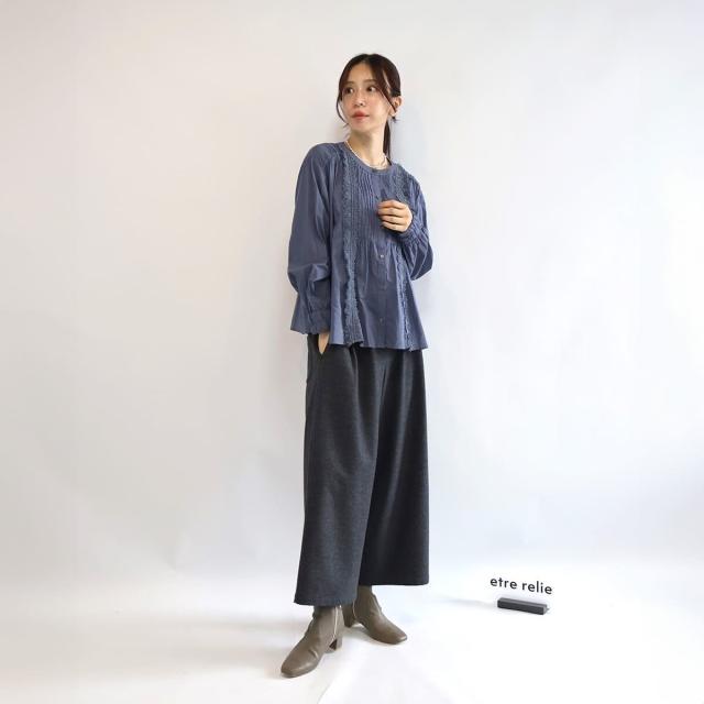 エトレリー（etre relie）/【etre relie】フリンジレースブラウス