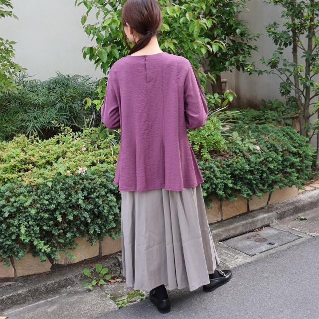 エトレリー（etre relie）/【etre relie】 マチ接ぎリヨセルボリュームスカート_6