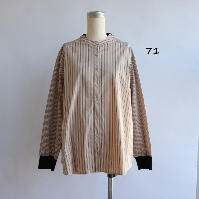 エトレリー（etre relie）/【etre relie】 ストライプバイカラーシャツ 6,518円