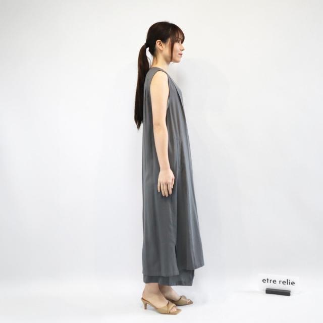エトレリー（etre relie）/【etre relie】 麻混ロングジレ_14