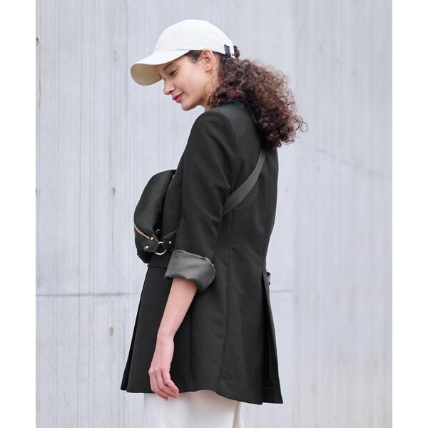 ランバンオンブルー ノーカラーコート （エアトリプルクロスコクーン  