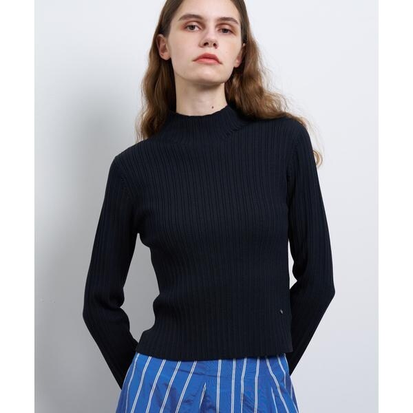 ランバン オン ブルー（LANVIN en Bleu）/ランダムリブハイネックニットの通販は 12,540円