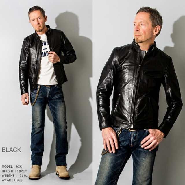 リューグー(LIUGOO)/Liugoo Leathers 本革 シングルライダース リューグー(LIUGOO)/Liugoo Leathers 本革 シングルライダース
