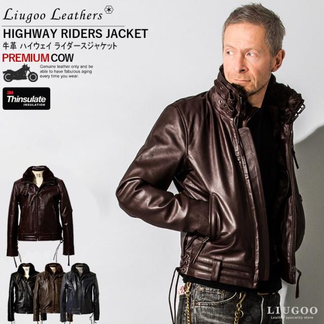 日本オーダー ☆リューグーレザーズ Liugoo Leathers☆牛革カウハイド 