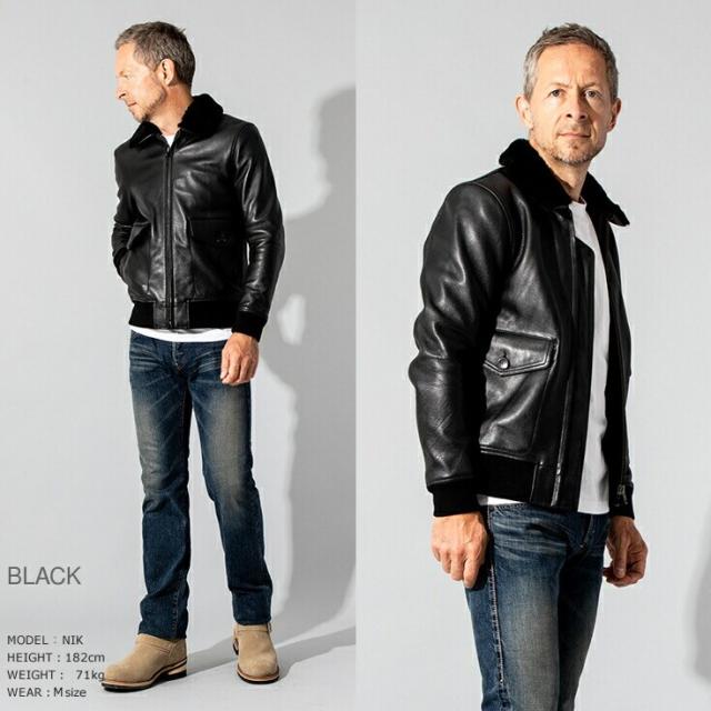 リューグー（LIUGOO）/Liugoo Leathers 本革 G−1フライトジャケット