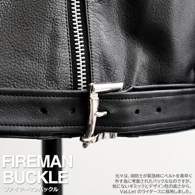 リューグー（LIUGOO）/VALLET 本革 ダブルライダースジャケット メンズ