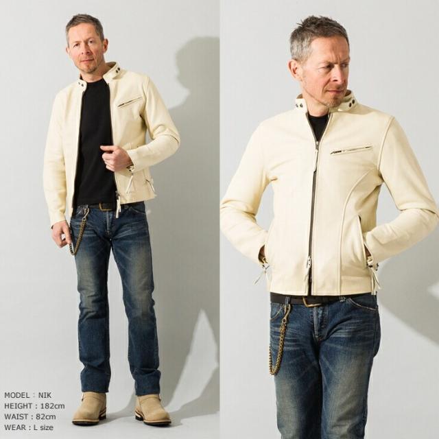 リューグー（LIUGOO）/Liugoo Leathers 本革 メッシュレザー シングル