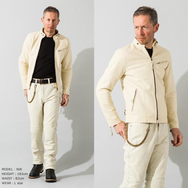 リューグー（LIUGOO）/Liugoo Leathers 本革 メッシュレザー シングル