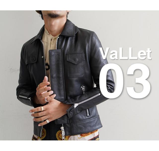 リューグー（LIUGOO）/VaLLet 本革 レザーブルゾン メンズ ヴァレット VALLET03AN レザージャケット_12