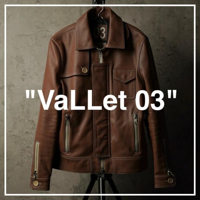 リューグー（LIUGOO）/VaLLet 本革 レザーブルゾン メンズ ヴァレット VALLET03AN レザージャケット_1