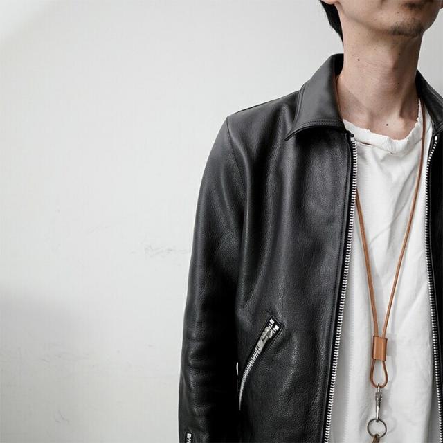 リューグー（LIUGOO）/VALLET 本革 シングルライダースジャケット メンズ ヴァレット VALLET01AN_6
