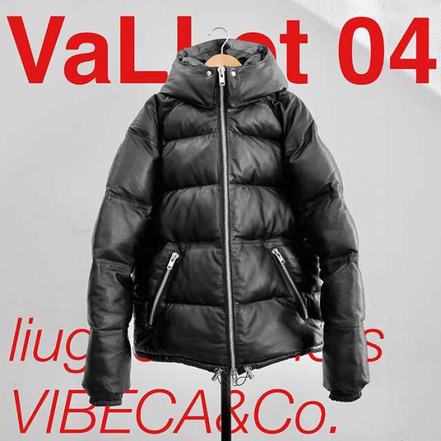 リューグー（LIUGOO）/VaLLet 本革 中綿ジャケット メンズ ヴァレット VALLET04SH 中綿レザージャケット