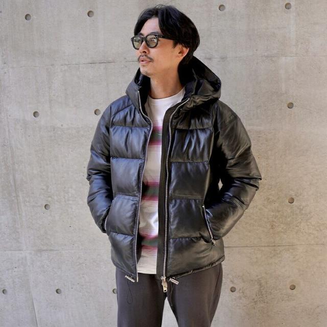リューグー（LIUGOO）/VaLLet 本革 中綿ジャケット メンズ ヴァレット VALLET04SH  中綿レザージャケット_1