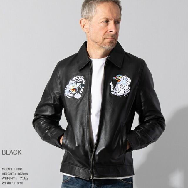 リューグー（LIUGOO）/Liugoo Leathers 本革 レザースカジャン