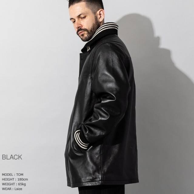 リューグー（LIUGOO）/Liugoo Leathers 本革 ファラオコート メンズ リューグーレザーズ COT19B_4