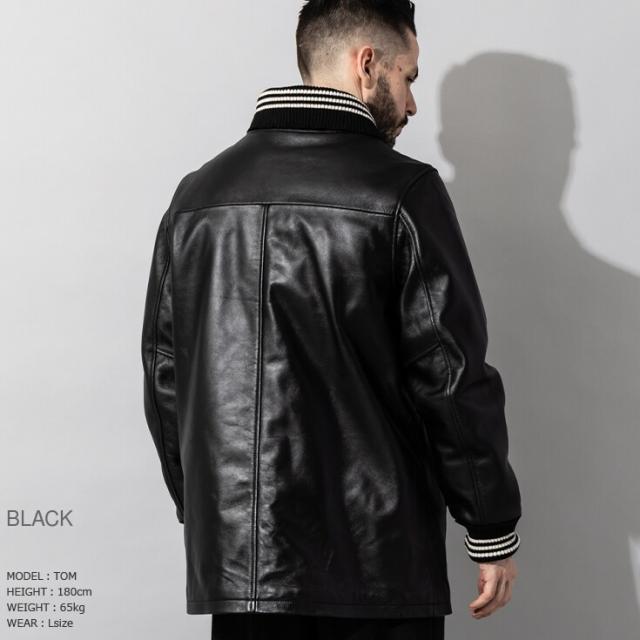 リューグー（LIUGOO）/Liugoo Leathers 本革 ファラオコート メンズ リューグーレザーズ COT19B_5