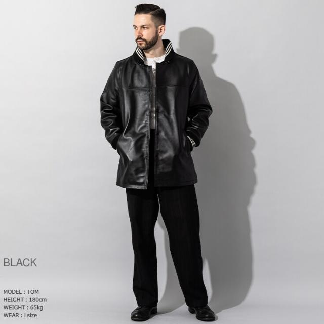 リューグー（LIUGOO）/Liugoo Leathers 本革 ファラオコート メンズ リューグーレザーズ COT19B_6