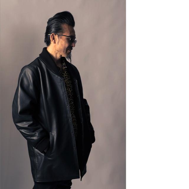 リューグー（LIUGOO）/Liugoo Leathers 本革 レザーロングファラオコート メンズ COT56A_8