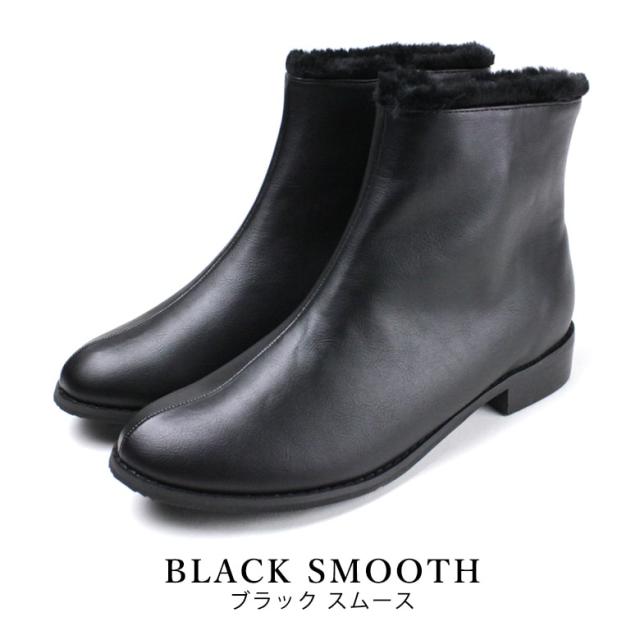 シューファンタジー（Shoe Fantasy）/シューファンタジー Shoe Fantasy ファーショートブーツ 晴雨兼用 防水 3cmヒールの通販は 11,000円