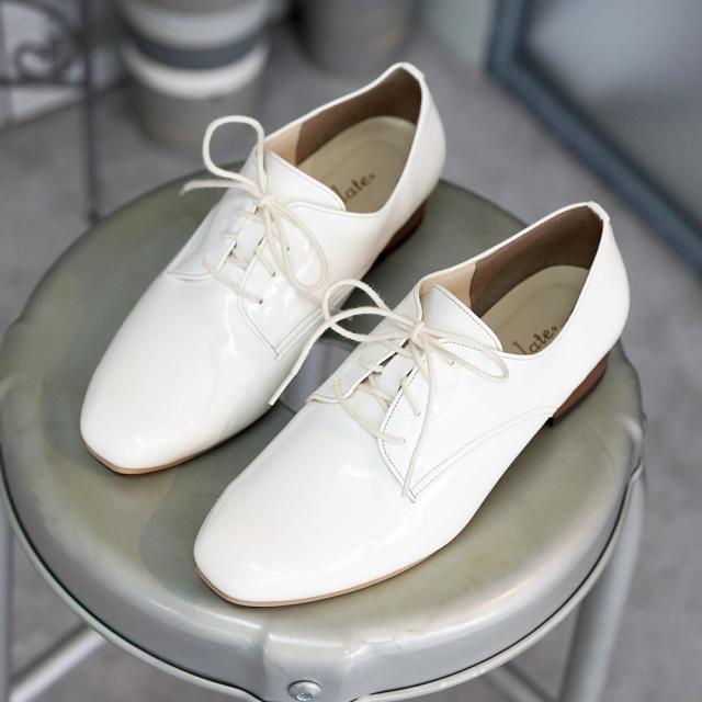 シューファンタジー（Shoe Fantasy）/日本製 マニッシュシューズ ヒモ付き カジュアル　3cmヒール 楽ちん 幅広 シンプル_2