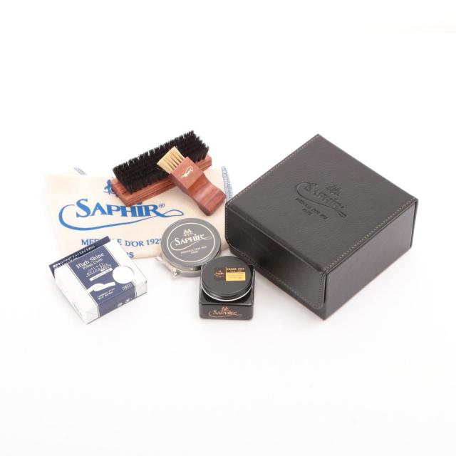 バックヤードファミリー/靴磨きセット サフィールノワール Saphir Noir シューシャインセット ハイシャインセット