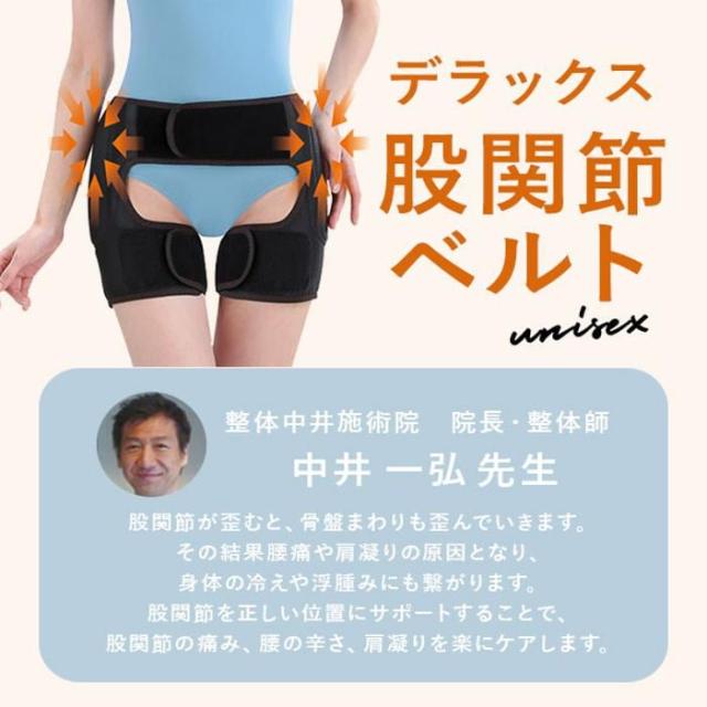 バックヤードファミリー（BACKYARD FAMILY）/股関節ベルト 通販 デラックス股関節ベルト 両足用 股関節 サポーター ベルト 男女兼用 腰…_3