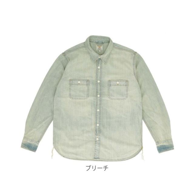 バックヤードファミリー（BACKYARD FAMILY）/ヒューストン デニムシャツ 通販 houston シャツ デニム メンズ アメカジ ブランド HOU_17