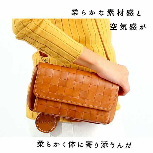 バックヤードファミリー/ショルダーバッグ レディース 本革 通販 斜めがけ 革 小さめ お財布ポシェット お財布バッグ お財の通販は