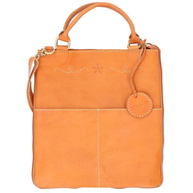 バックヤードファミリー（BACKYARD FAMILY）/zucchero ナチュラルレザーししゅうデザイン2WAYトートバッグ