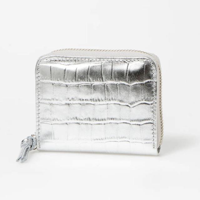 バックヤードファミリー（BACKYARD FAMILY）/perche ペルケ メタリッククロコ ジャバラカードウォレット