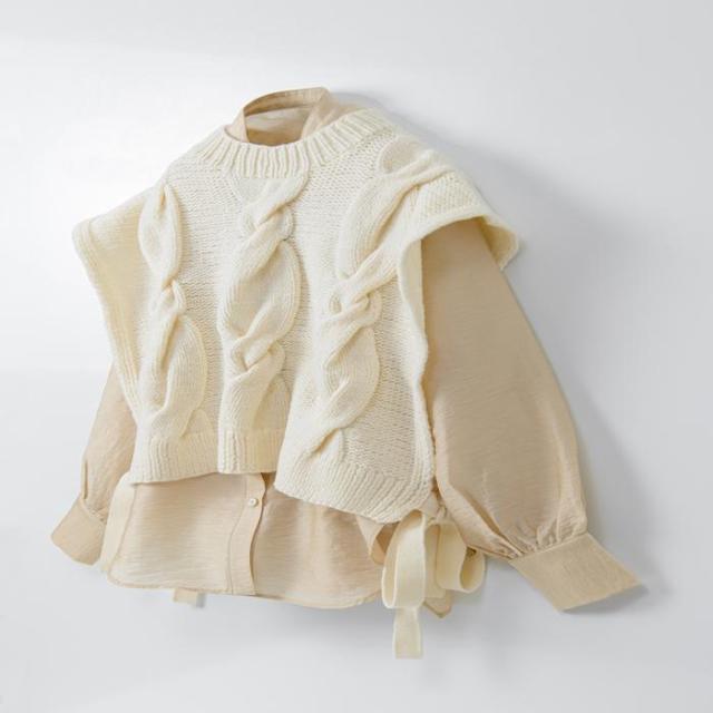 バックヤードファミリー（BACKYARD FAMILY）/手編みニットベストセット バックヤードファミリー（BACKYARD FAMILY）/手編みニットベストセット