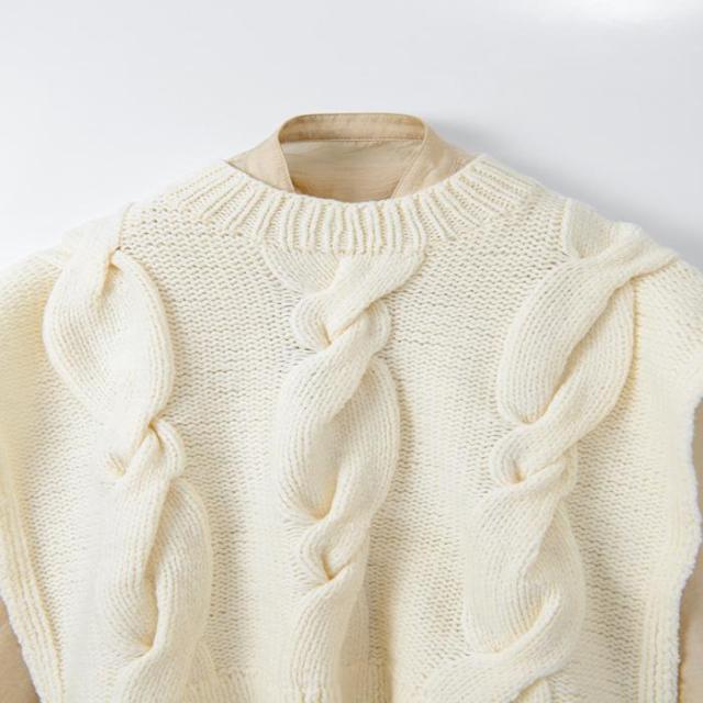 バックヤードファミリー（BACKYARD FAMILY）/手編みニットベストセット