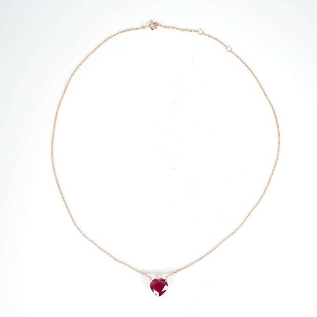 バックヤードファミリー（BACKYARD FAMILY）/ルビーハートNecklace