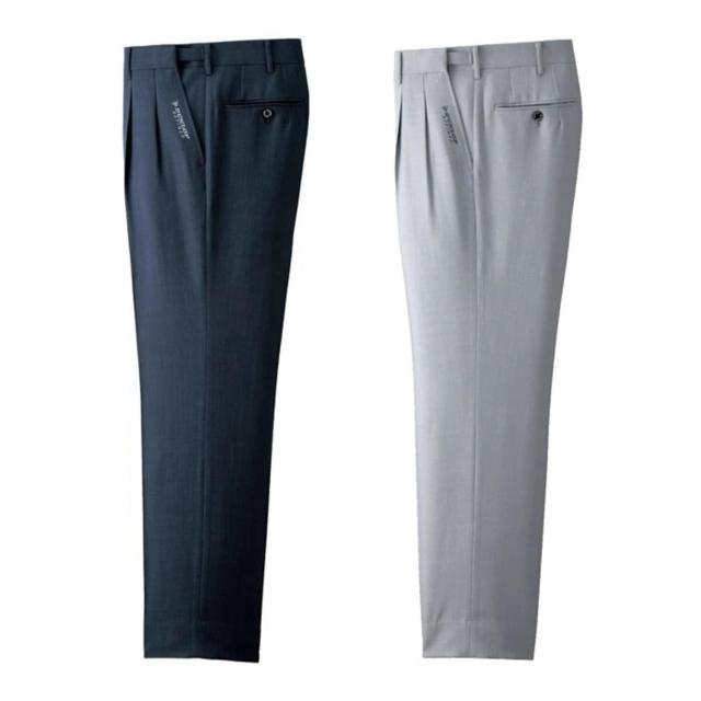 バックヤードファミリー（BACKYARD FAMILY）/【ダンロップ】アジャスター付杢調スラックス２色組